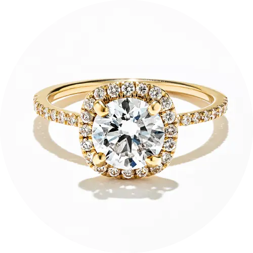 Venetian Stackable Engagement Ring
