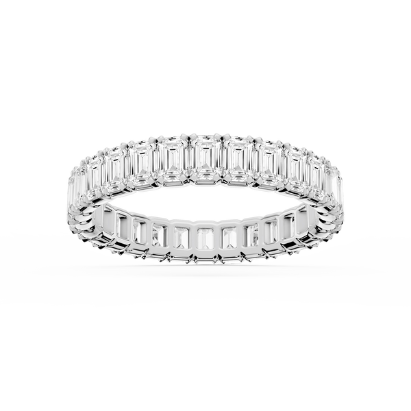 Morgan Lab Grown Diamond Classic Four Prong Eternity Band - MiaDonna