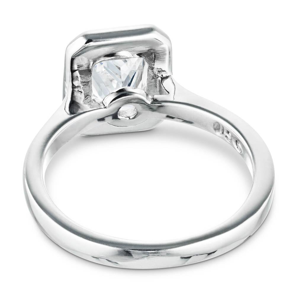 Shown with 1ct Radiant Cut Lab Grown Diamond in 14k White Gold