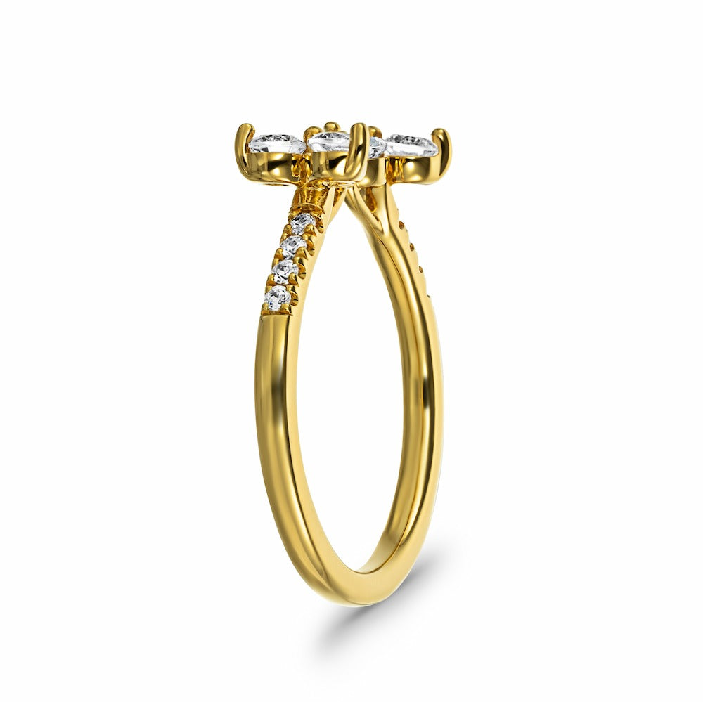 Shown in 14k Yellow Gold