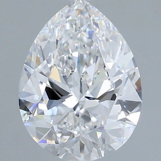 1.08 Carat Pear Shaped, Very Good Cut, D Color, VVS1 Clarity, IGI Certified Lab Grown Diamond