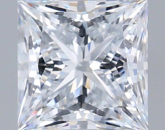 1.03 Carat Princess Shaped, Ideal Cut, D Color, FL Clarity, IGI Certified Lab Grown Diamond