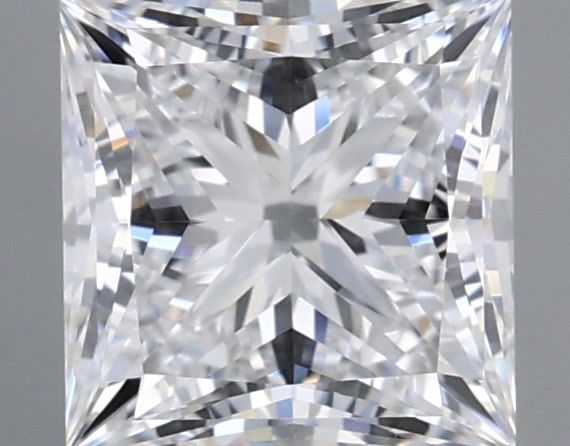 1.03 Carat Princess Shaped, Ideal Cut, D Color, VVS1 Clarity, IGI Certified Lab Grown Diamond