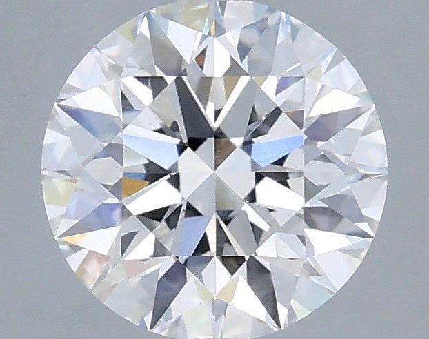 1.57 Carat Round Shaped, Ideal Cut, D Color, VVS2 Clarity, IGI Certified Lab Grown Diamond