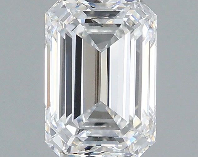 1.50 Carat Emerald Shaped, Ideal Cut, E Color, VS1 Clarity, IGI Certified Lab Grown Diamond