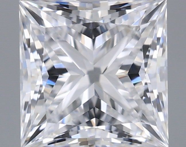 1.06 Carat Princess Shaped, Ideal Cut, D Color, IF Clarity, IGI Certified Lab Grown Diamond