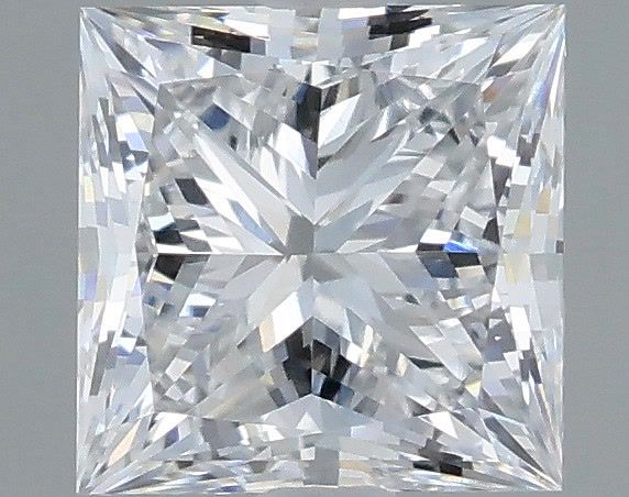 0.77 Carat Princess Shaped, Very Good Cut, D Color, VVS1 Clarity, IGI Certified Lab Grown Diamond