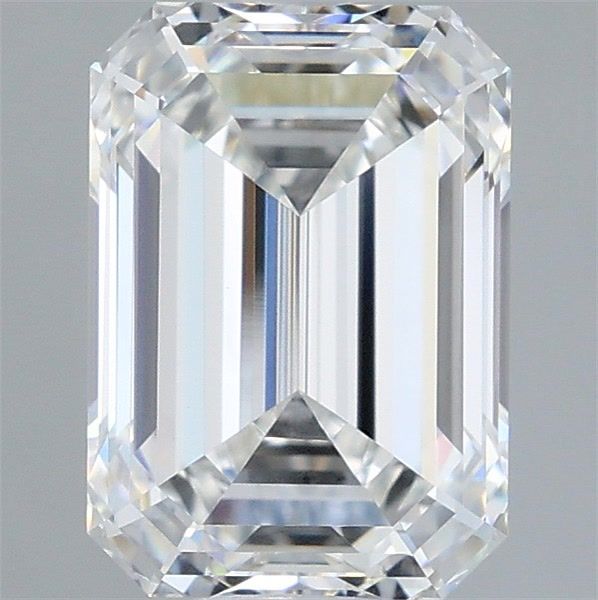 2.59 Carat Emerald Shaped, Ideal Cut, E Color, VVS2 Clarity, IGI Certified Lab Grown Diamond