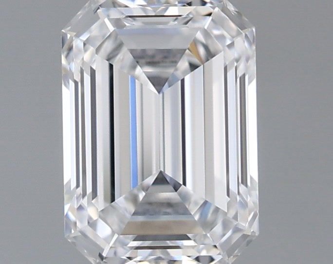 1.04 Carat Emerald Shaped, Ideal Cut, D Color, IF Clarity, IGI Certified Lab Grown Diamond