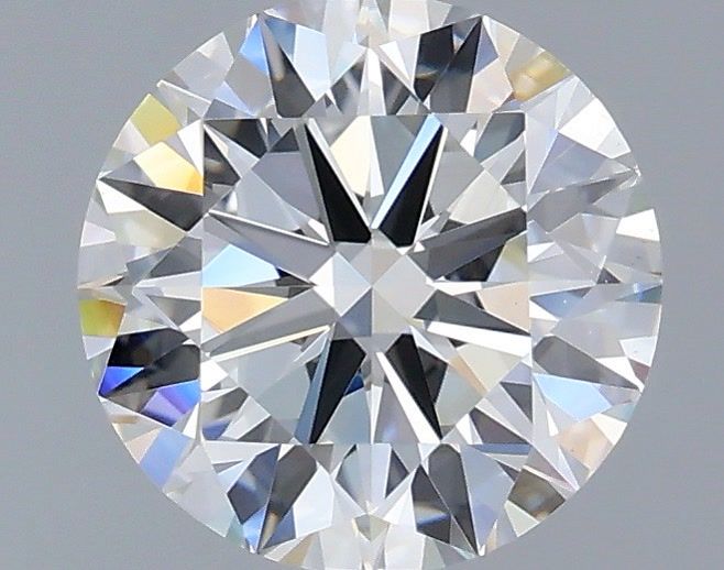 1.42 Carat Round Shaped, Excellent Cut, F Color, VS2 Clarity, IGI Certified Lab Grown Diamond