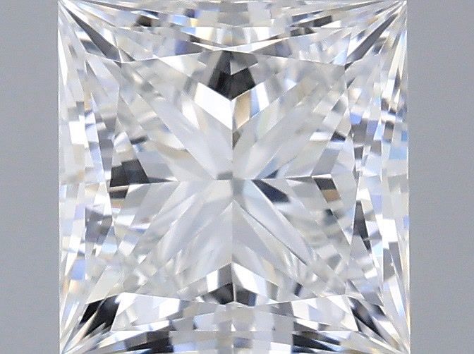 1.01 Carat Princess Shaped, Very Good Cut, E Color, IF Clarity, IGI Certified Lab Grown Diamond