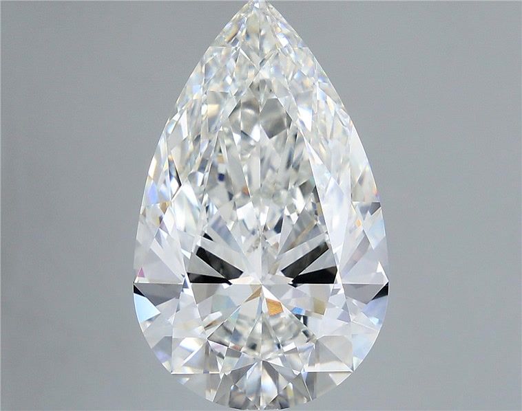 8.02 Carat Pear Shaped, Very Good Cut, G Color, VVS2 Clarity, IGI Certified Lab Grown Diamond
