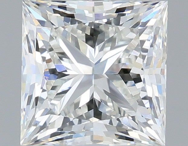 1.57 Carat Princess Shaped, Very Good Cut, G Color, VVS2 Clarity, IGI Certified Lab Grown Diamond