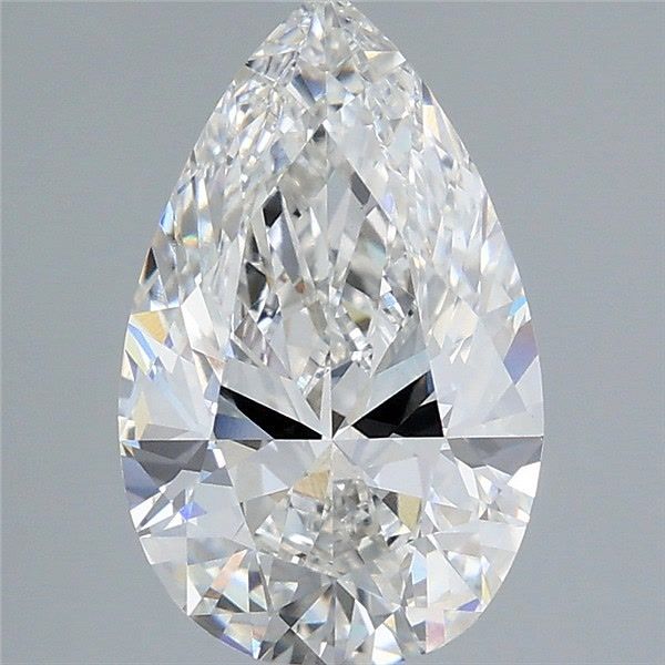 2.60 Carat Pear Shaped, Very Good Cut, F Color, VVS2 Clarity, IGI Certified Lab Grown Diamond
