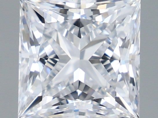 1.22 Carat Princess Shaped, Ideal Cut, D Color, VS1 Clarity, IGI Certified Lab Grown Diamond