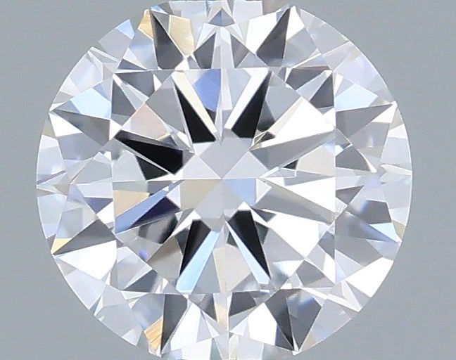 0.53 Carat Round Shaped, Very Good Cut, D Color, VVS2 Clarity, IGI Certified Lab Grown Diamond