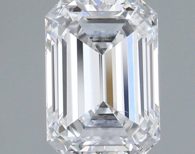 1.01 Carat Emerald Shaped, Ideal Cut, D Color, VS2 Clarity, IGI Certified Lab Grown Diamond