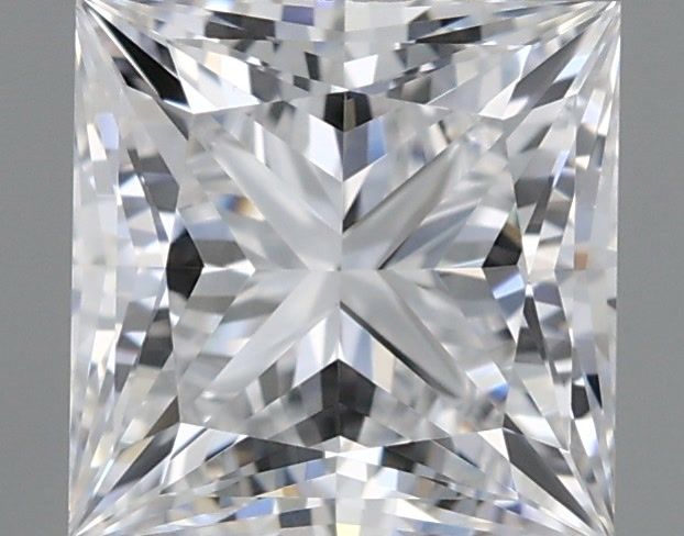 1.04 Carat Princess Shaped, Ideal Cut, D Color, VVS1 Clarity, IGI Certified Lab Grown Diamond