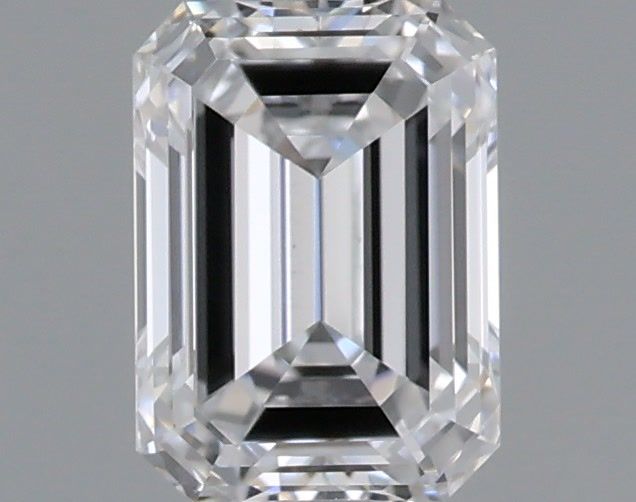 0.71 Carat Emerald Shaped, Ideal Cut, D Color, VS1 Clarity, IGI Certified Lab Grown Diamond