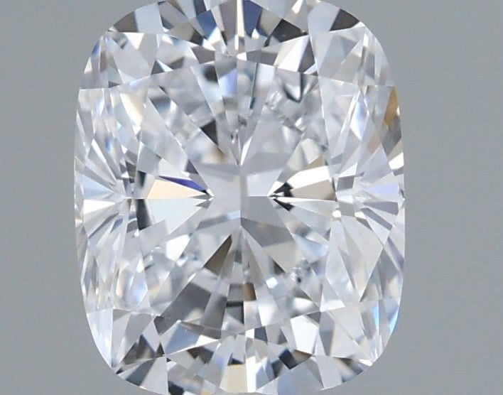 1.01 Carat Cushion Shaped, Ideal Cut, D Color, VVS2 Clarity, IGI Certified Lab Grown Diamond