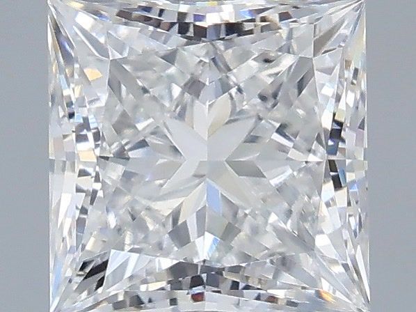 0.74 Carat Princess Shaped, Very Good Cut, D Color, VVS1 Clarity, IGI Certified Lab Grown Diamond