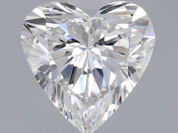 0.64 Carat Heart Shaped, Very Good Cut, D Color, VS1 Clarity, IGI Certified Lab Grown Diamond