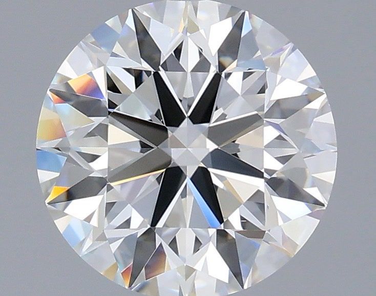 2.50 Carat Round Shaped, Excellent Cut, E Color, VS1 Clarity, IGI Certified Lab Grown Diamond