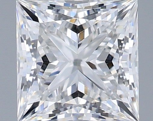1.10 Carat Princess Shaped, Ideal Cut, E Color, VVS1 Clarity, IGI Certified Lab Grown Diamond