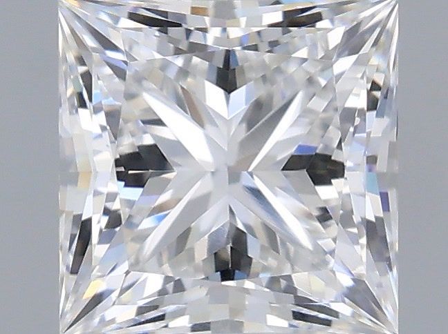 0.76 Carat Princess Shaped, Very Good Cut, D Color, VVS2 Clarity, IGI Certified Lab Grown Diamond