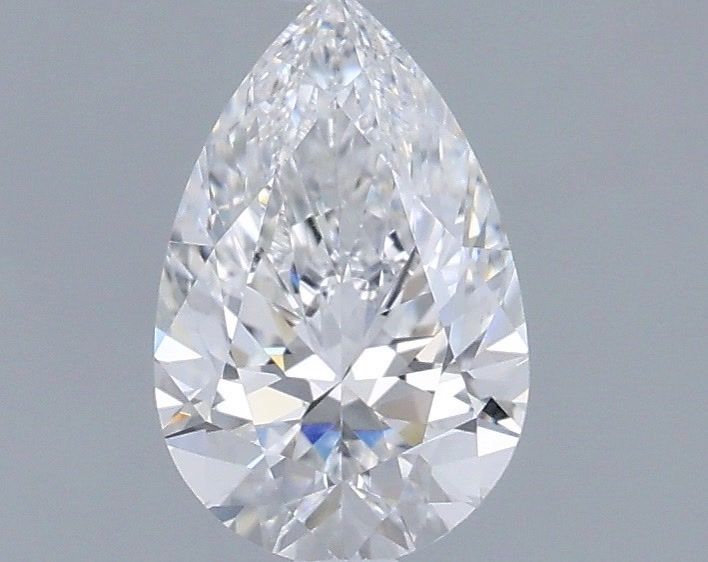 1.00 Carat Pear Shaped, Ideal Cut, D Color, VVS2 Clarity, IGI Certified Lab Grown Diamond