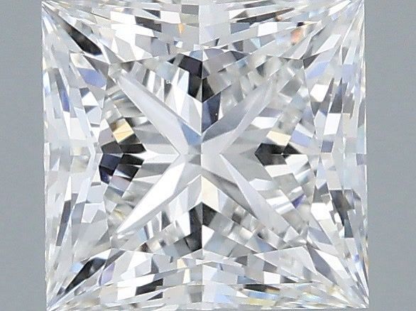 1.85 Carat Princess Shaped, Ideal Cut, E Color, VVS2 Clarity, IGI Certified Lab Grown Diamond
