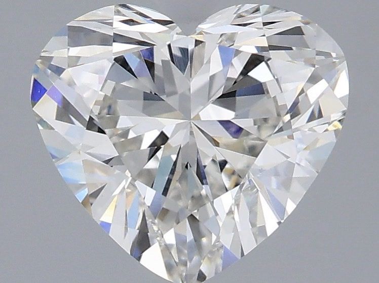 2.10 Carat Heart Shaped, Ideal Cut, F Color, VVS2 Clarity, IGI Certified Lab Grown Diamond