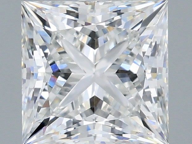 2.09 Carat Princess Shaped, Ideal Cut, E Color, VVS2 Clarity, IGI Certified Lab Grown Diamond