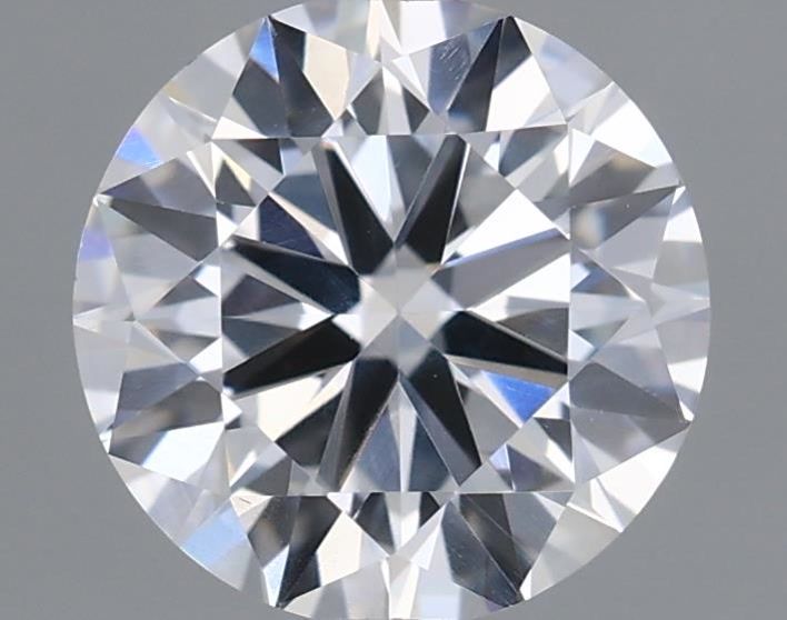 1.09 Carat Round Shaped, Ideal Cut, D Color, VS2 Clarity, IGI Certified Lab Grown Diamond