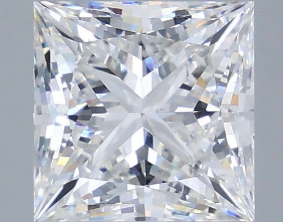 2.74 Carat Princess Shaped, Ideal Cut, E Color, VVS2 Clarity, IGI Certified Lab Grown Diamond