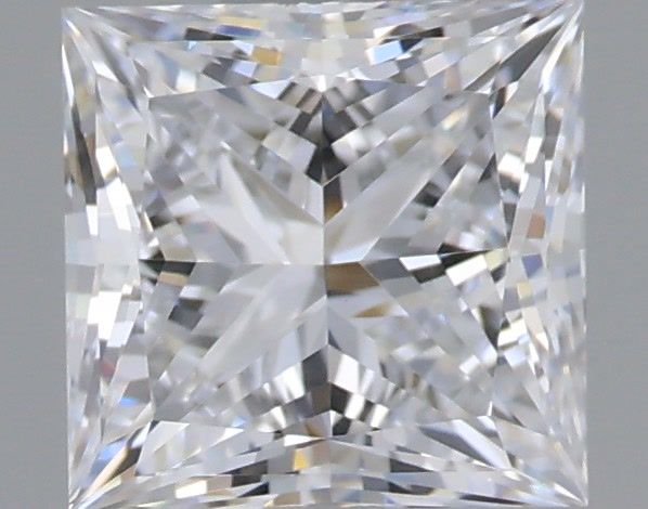 0.98 Carat Princess Shaped, Ideal Cut, D Color, VVS2 Clarity, IGI Certified Lab Grown Diamond