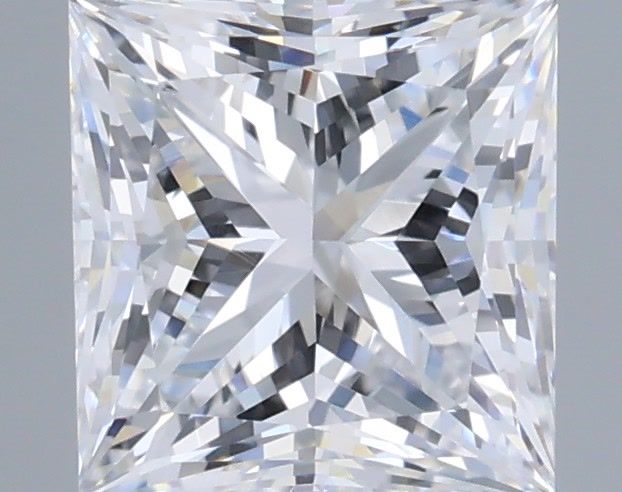 1.06 Carat Princess Shaped, Very Good Cut, D Color, VVS2 Clarity, IGI Certified Lab Grown Diamond