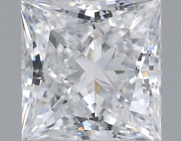 1.09 Carat Princess Shaped, Very Good Cut, D Color, VVS2 Clarity, IGI Certified Lab Grown Diamond