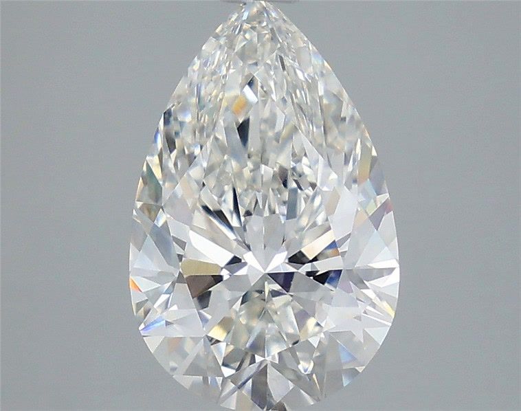 3.04 Carat Pear Shaped, Very Good Cut, G Color, VVS2 Clarity, IGI Certified Lab Grown Diamond