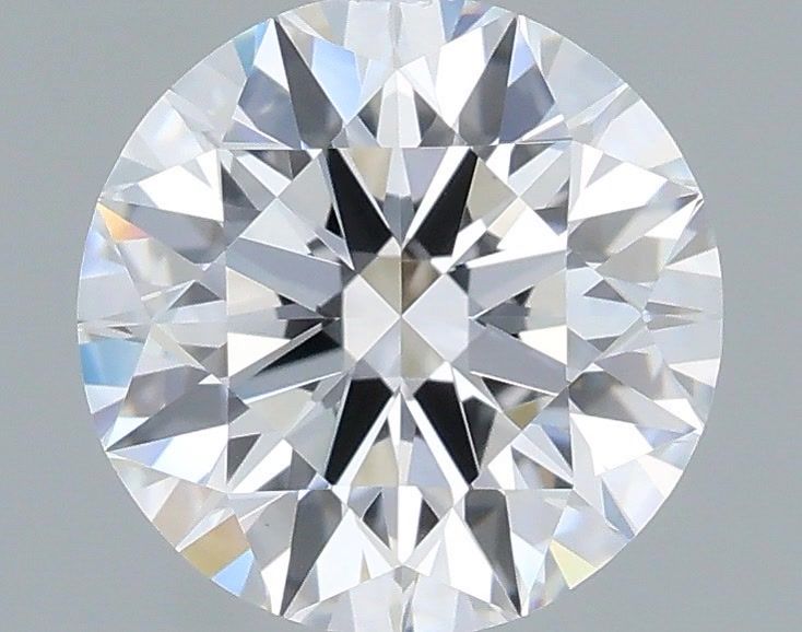 1.24 Carat Round Shaped, Excellent Cut, D Color, VVS2 Clarity, IGI Certified Lab Grown Diamond