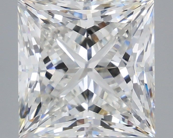 4.57 Carat Princess Shaped, Very Good Cut, F Color, VVS2 Clarity, IGI Certified Lab Grown Diamond