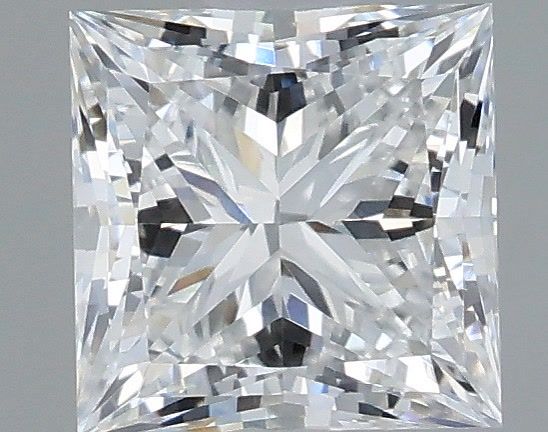 0.77 Carat Princess Shaped, Very Good Cut, D Color, VVS1 Clarity, IGI Certified Lab Grown Diamond