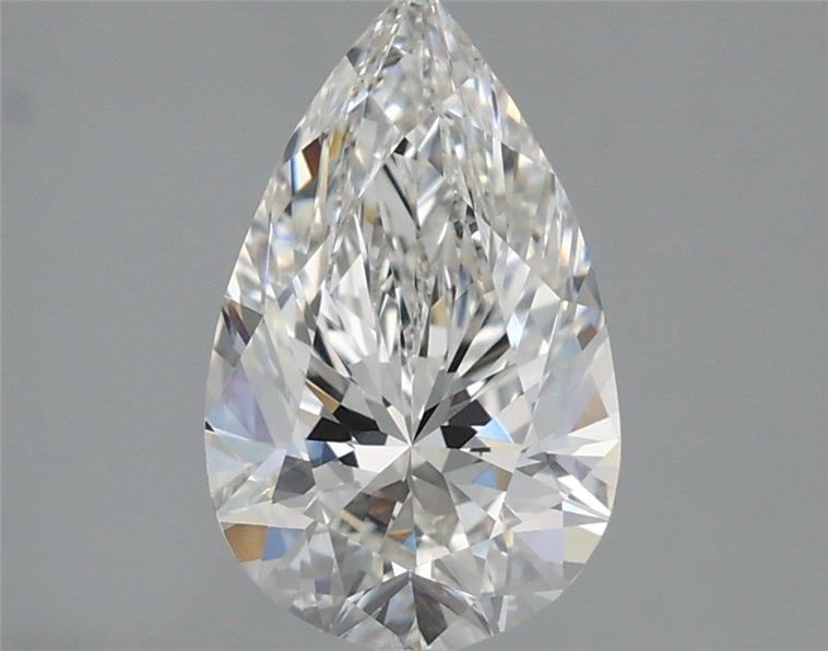 1.96 Carat Pear Shaped, Ideal Cut, F Color, VVS2 Clarity, IGI Certified Lab Grown Diamond
