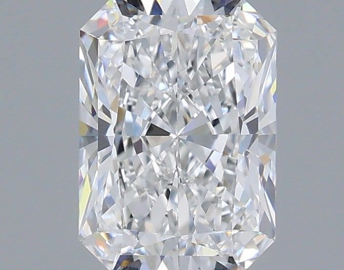 1.54 Carat Radiant Shaped, Very Good Cut, D Color, IF Clarity, IGI Certified Lab Grown Diamond