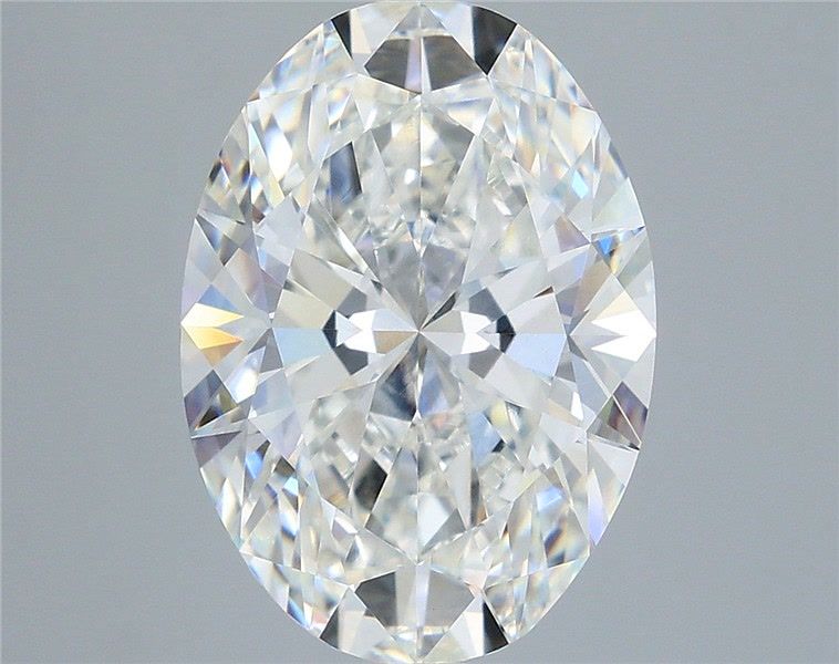 6.07 Carat Oval Shaped, Ideal Cut, F Color, VVS2 Clarity, IGI Certified Lab Grown Diamond