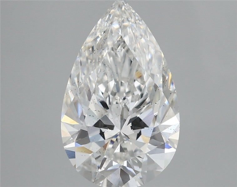 2.70 Carat Pear Shaped, Ideal Cut, E Color, SI1 Clarity, IGI Certified Lab Grown Diamond