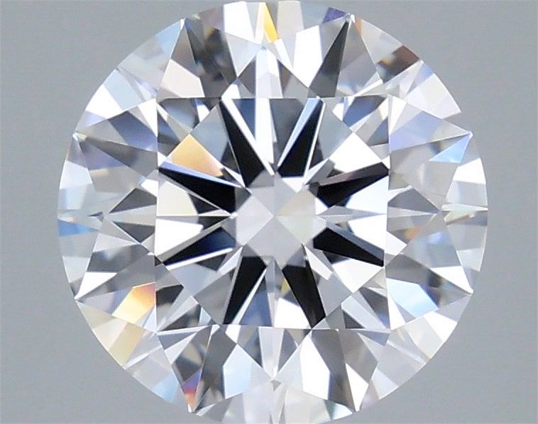 3.09 Carat Round Shaped, Excellent Cut, D Color, IF Clarity, IGI Certified Lab Grown Diamond