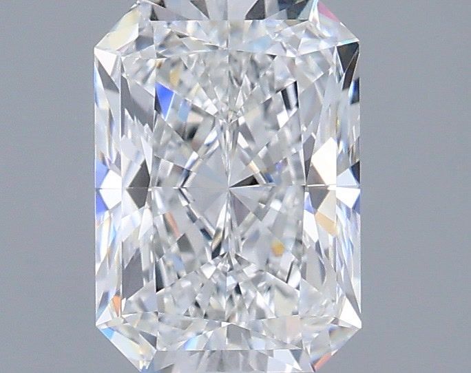 1.51 Carat Radiant Shaped, Very Good Cut, D Color, VVS1 Clarity, IGI Certified Lab Grown Diamond
