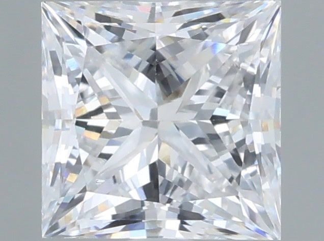 1.04 Carat Princess Shaped, Very Good Cut, D Color, VVS2 Clarity, IGI Certified Lab Grown Diamond