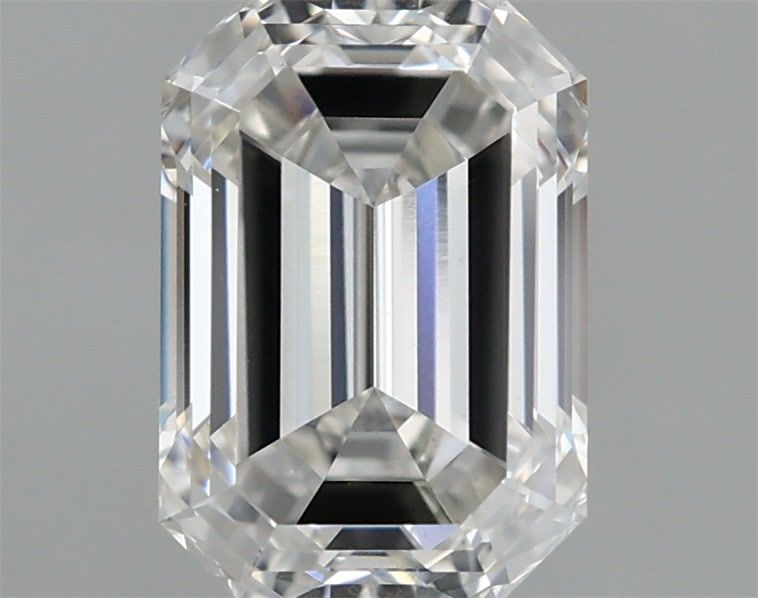 1.60 Carat Emerald Shaped, Ideal Cut, G Color, VVS2 Clarity, IGI Certified Lab Grown Diamond